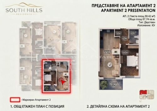 2-стаен, Пловдив